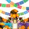 3 Packs Mexican Party Decoration, 54 Feet Plastic Papel Picado Fiesta Banner Cinco de Mayo Garland